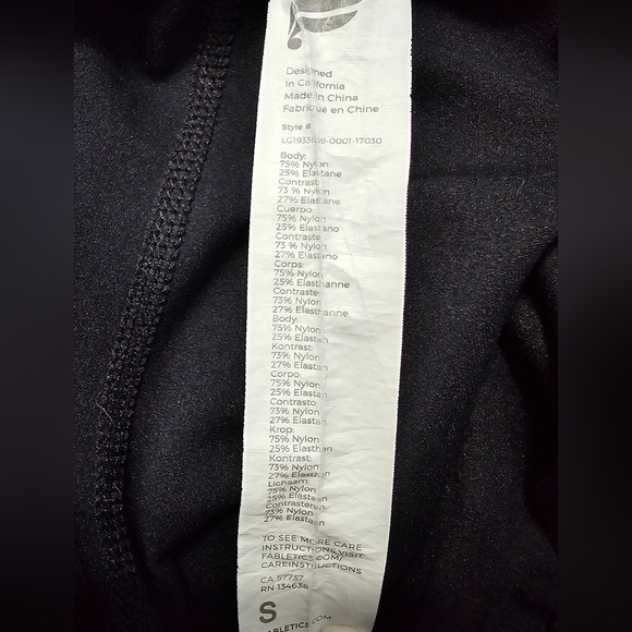 Fabletics Trinity Motion365 Mid-Rise 7/8 Size S - Picture 4 of 7